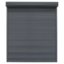 Fortia Volet roulant aluminium anthracite - ouverture motorisée - - l.140 x H.215 cm