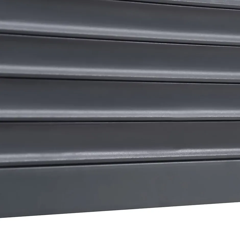 Fortia Volet roulant aluminium anthracite - ouverture motorisée - - l.140 x H.215 cm