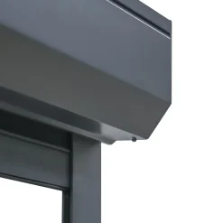 Fortia Volet roulant aluminium anthracite - ouverture motorisée - - l.180 x H.215 cm