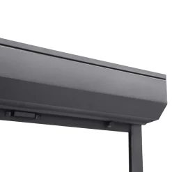 Volet roulant aluminium anthracite - ouverture manuelle - - l.100 x H.220 cm-Fortia Clearance