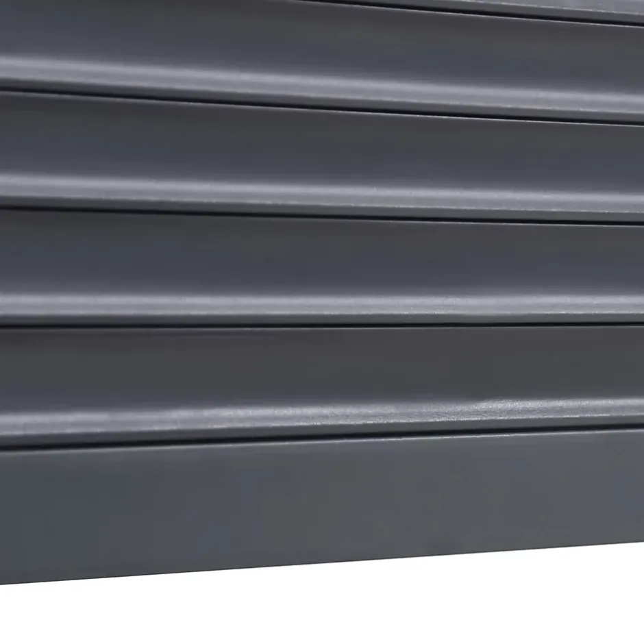 Fortia Volet roulant aluminium anthracite - ouverture motorisée - - l.90 x H.135 cm