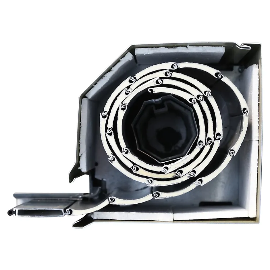 Volet roulant aluminium anthracite - ouverture motorisée - - l.90 x H.155 cm-Fortia Hot