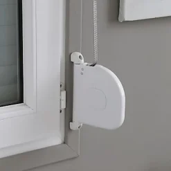 Protecta Volet roulant aluminium blanc - ouverture manuelle par sangle - - l.120 x H.135 cm