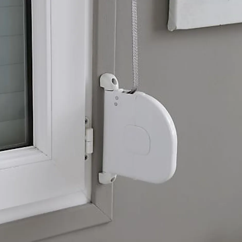 Protecta Volet roulant aluminium blanc - ouverture manuelle par sangle - - l.120 x H.135 cm