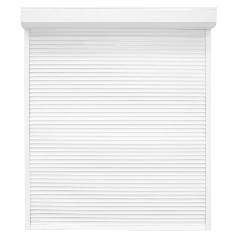 Fortia Volet roulant aluminium blanc - ouverture motorisée - - l.100 x H.135 cm