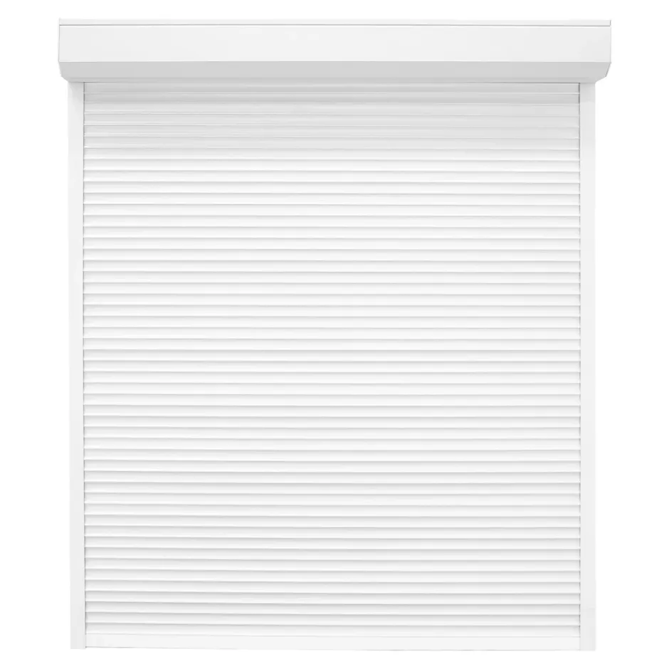 Fortia Volet roulant aluminium blanc - ouverture motorisée - - l.100 x H.175 cm