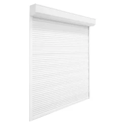 Fortia Volet roulant aluminium blanc - ouverture motorisée - - l.120 x H.225 cm