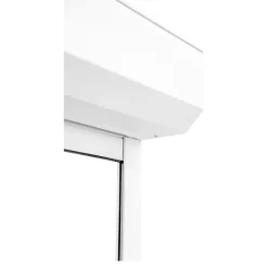 Fortia Volet roulant aluminium blanc - ouverture motorisée - - l.80 x H.215 cm