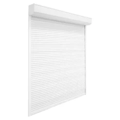 Fortia Volet roulant aluminium blanc - ouverture motorisée - - l.100 x H.215 cm