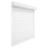 Fortia Volet roulant aluminium blanc - ouverture motorisée - - l.120 x H.125 cm