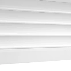 Fortia Volet roulant aluminium blanc - ouverture motorisée - - l.120 x H.125 cm