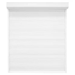 Fortia Volet roulant aluminium blanc - ouverture motorisée - - l.90 x H.135 cm