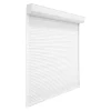 Volet roulant aluminium blanc - ouverture motorisée - - l.100 x H.165 cm-Fortia Online