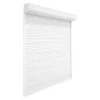 Volet roulant aluminium blanc - ouverture motorisée - - l.180 x H.215 cm-Fortia Outlet