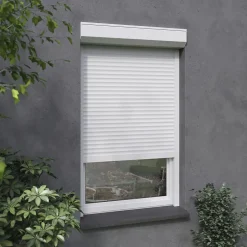 France Combi Volet roulant blanc électrique en aluminium H130 X L.120 cm