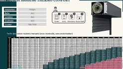 3 in 1 Volet roulant motorisé THERMO CONFORT RAL 7016 Sompfy Oximo Radio (L.: 2000 mm x H.: 2150 mm)