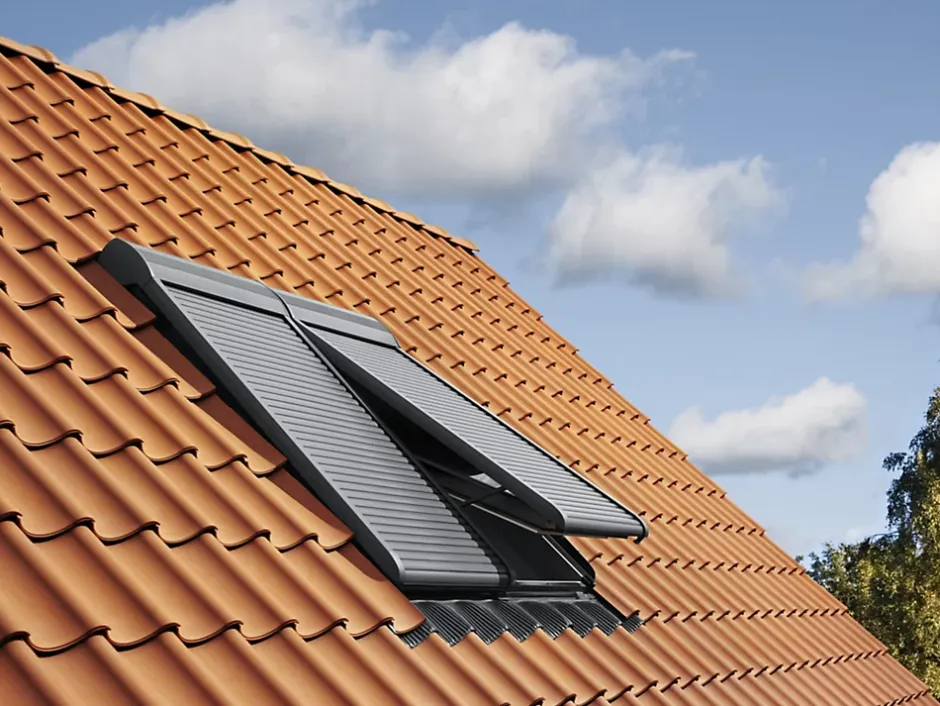 Volet roulant rigide pour fenêtre de toit, gris anthracite, électrique, l.78 x H.140 cm, SML MK08 0000S-Velux