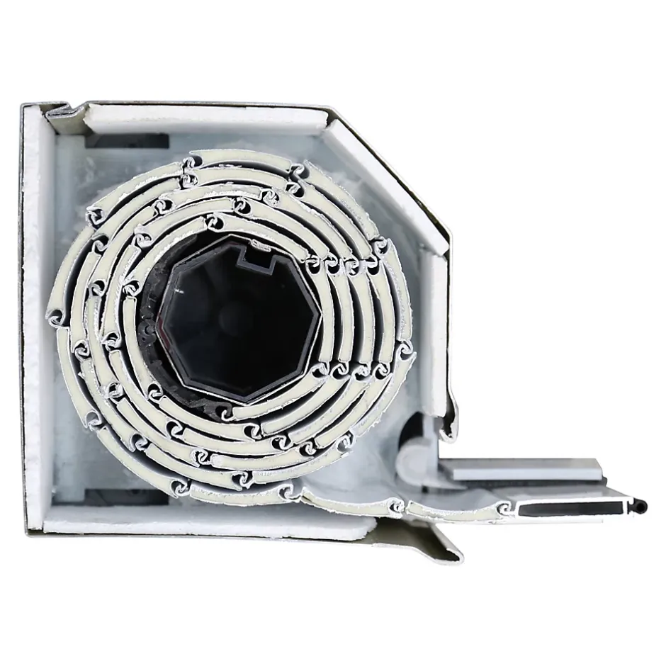 Volet roulant solaire aluminium blanc - ouverture motorisée - - l.240 x H.215 cm-Fortia Hot