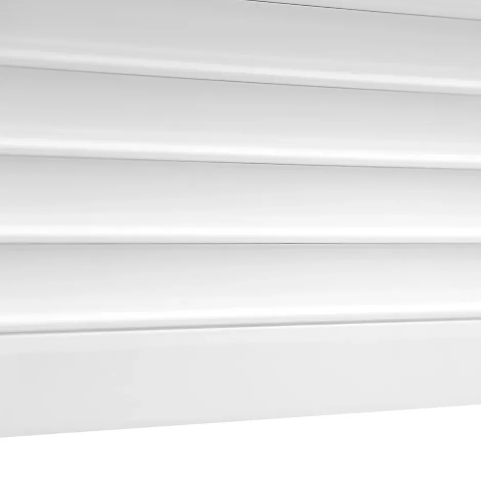 Volet roulant solaire aluminium blanc - ouverture motorisée - - l.240 x H.215 cm-Fortia Hot