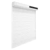 Fortia Volet roulant solaire aluminium blanc - ouverture motorisée - - l.180 x H.215 cm