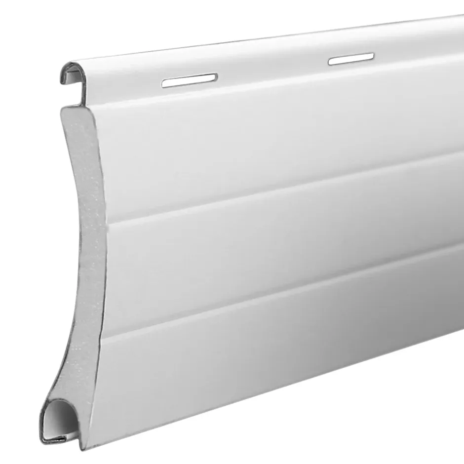 Fortia Volet roulant solaire aluminium blanc - ouverture motorisée - - l.180 x H.215 cm