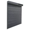 Volet roulant solaire aluminium anthracite - ouverture motorisée - - l.120 x H.215 cm-Fortia Outlet