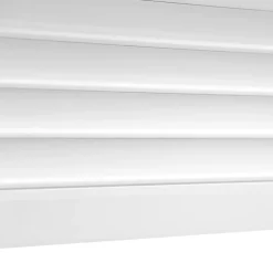 Volet roulant solaire aluminium blanc - ouverture motorisée - - l.90 x H.155 cm-Fortia Discount