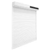 Volet roulant solaire aluminium blanc - ouverture motorisée - - l.120 x H.215 cm-Fortia Best