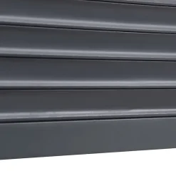 Fortia Volet roulant solaire aluminium anthracite - ouverture motorisée - - l.180 x H.215 cm