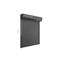 Volet roulant solaire radio-télécommandé H 160 cm x L 150 cm Alu Gris-Volet-Moustiquaire Discount