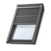 Velux Volet roulant souple pour fenêtre de toit, gris anthracite, à énergie solaire, l.55 x H.78 cm, SSS CK02 0000S