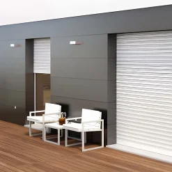 Volet Roulant Traditionnel en aluminium 45mm Tunnel (Gris anthracite RAL7016 - Moteur DELTADORE à télécommande - 1400 x 2250 mm)-David fermetures Clearance