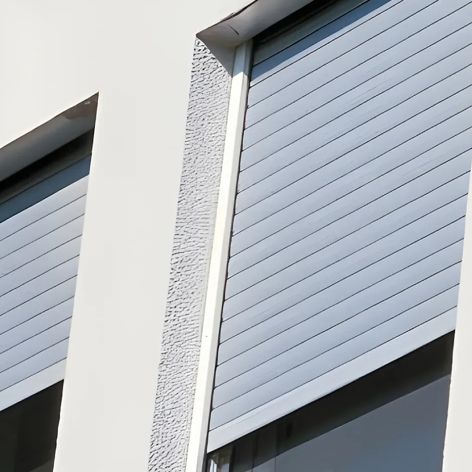 David fermetures Volet Roulant Traditionnel en aluminium 45mm Tunnel (Gris anthracite RAL7016 - Moteur TELCO à télécommande - 2400 x 2250 mm)