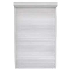 Fortia Volet roulant uPVC blanc - ouverture manuelle par sangle - - l.120 x H.225 cm