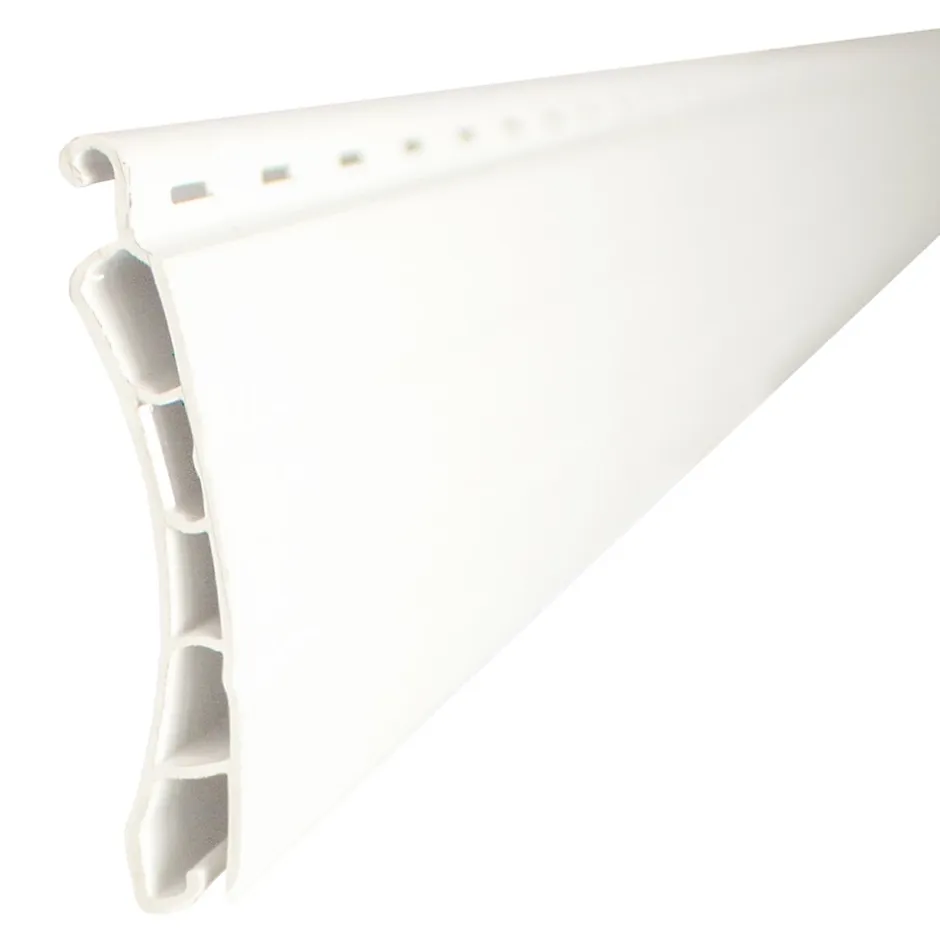 Volet roulant uPVC blanc - ouverture manuelle par sangle - - l.80 x H.205 cm-Fortia Discount