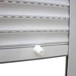 Volet roulant uPVC blanc - ouverture manuelle par sangle - - l.100 x H.215 cm-Fortia Outlet