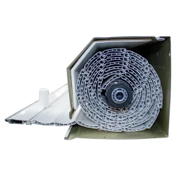 Volet roulant uPVC blanc - ouverture manuelle par sangle - - l.90 x H.135 cm-Fortia Online