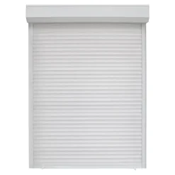 Volet roulant uPVC blanc - ouverture manuelle par sangle - - l.100 x H.165 cm-Fortia New