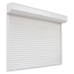 Volet roulant uPVC blanc - ouverture manuelle par sangle - - l.100 x H.115 cm-Fortia Clearance