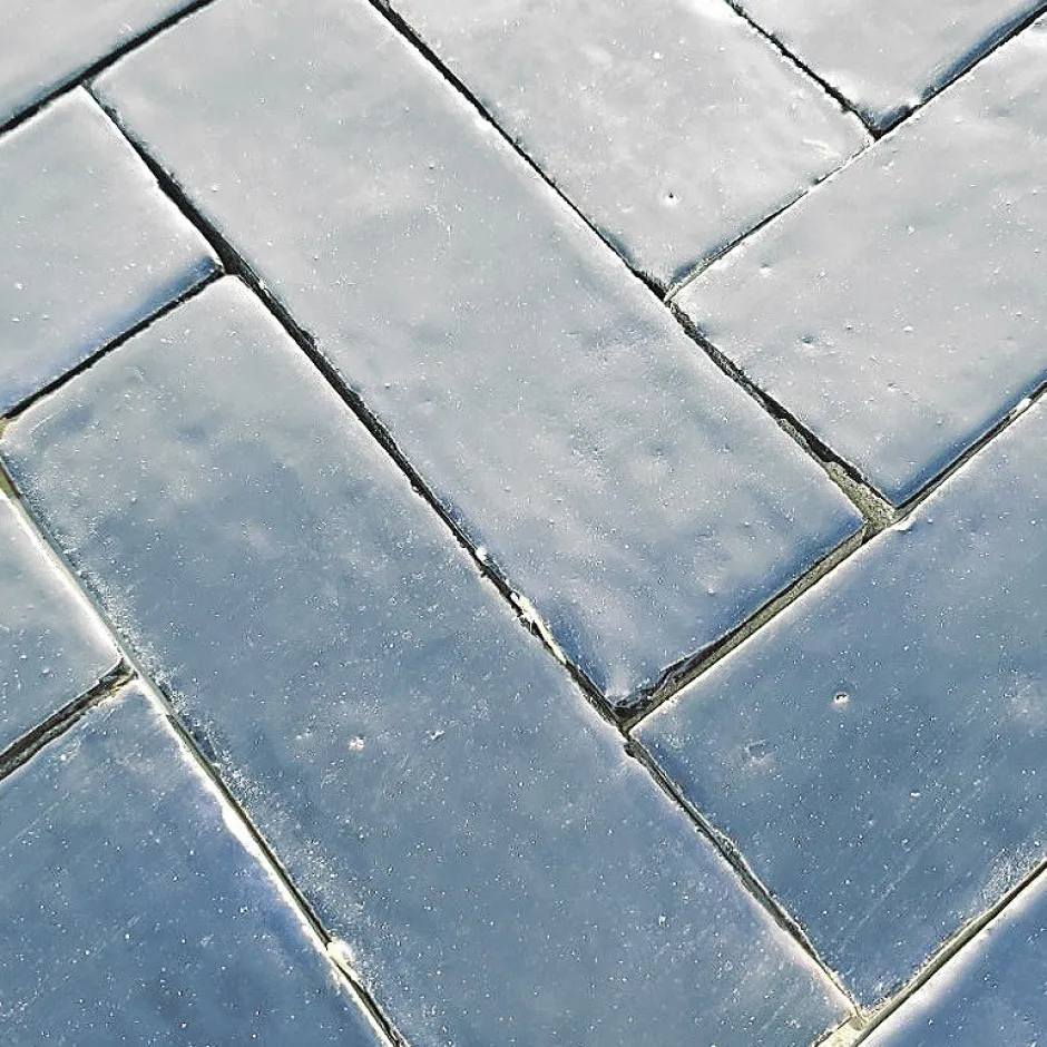 Véritable BEJMAT artisanal marocain 4.5 x 14.5 cm NOIR-Concept Mosaïque Hot