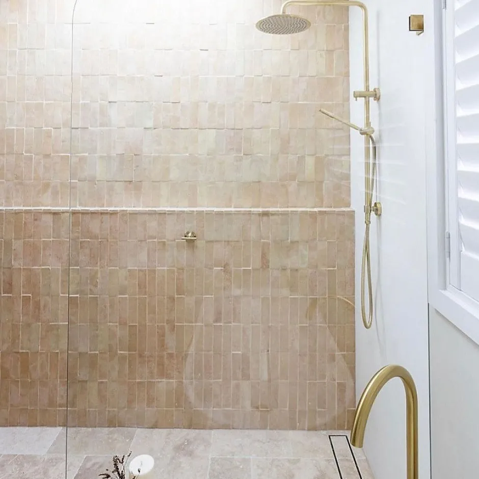 Véritable BEJMAT artisanal marocain 4.5 x 14.5 cm NATUREL-Concept Mosaïque Discount