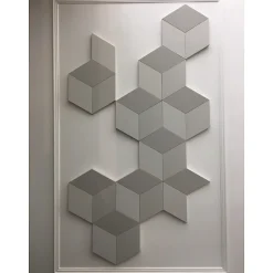 Orac Decor W100 ROMBUS - élément décoratif pour former des motifs et des combinaisons - 25.8x15x2,9cm (L x l x h) A l'unité