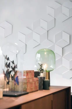 Orac Decor W100 ROMBUS - élément décoratif pour former des motifs et des combinaisons - 25.8x15x2,9cm (L x l x h) A l'unité