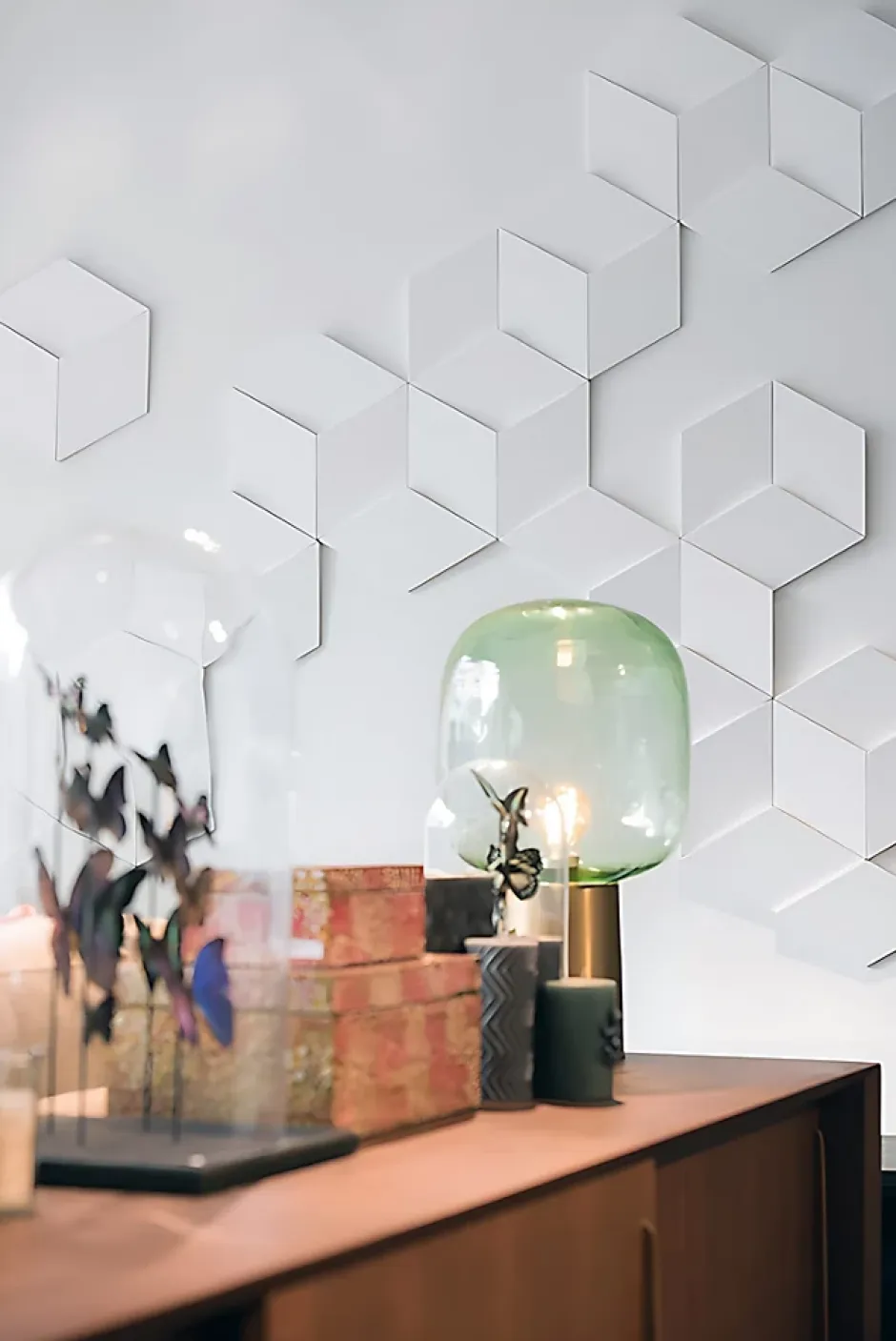 Orac Decor W100 ROMBUS - élément décoratif pour former des motifs et des combinaisons - 25.8x15x2,9cm (L x l x h) A l'unité