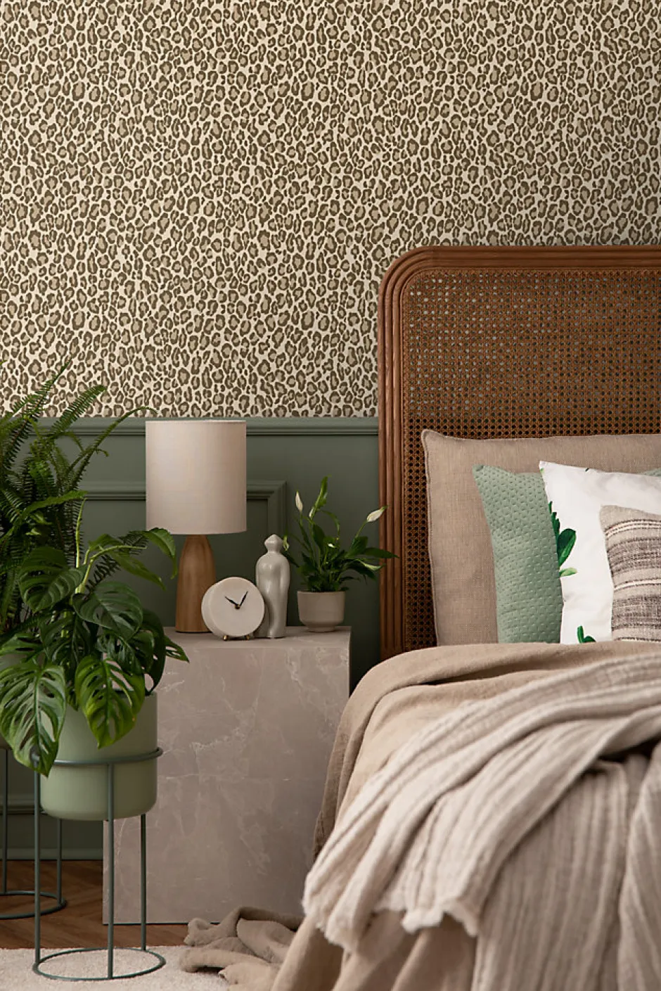 Walls4You papier peint peau de léopard beige - 53 cm x 10.05 m - 935328