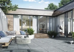 Allocarrelage 60x60 Lot 2 Dalles ép. 20mm Gres Pierre Perle R11 -