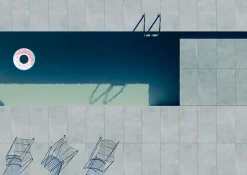 Allocarrelage 45x90 Lot 2 Dalles ép. 20mm Pizarra Gris R11 -