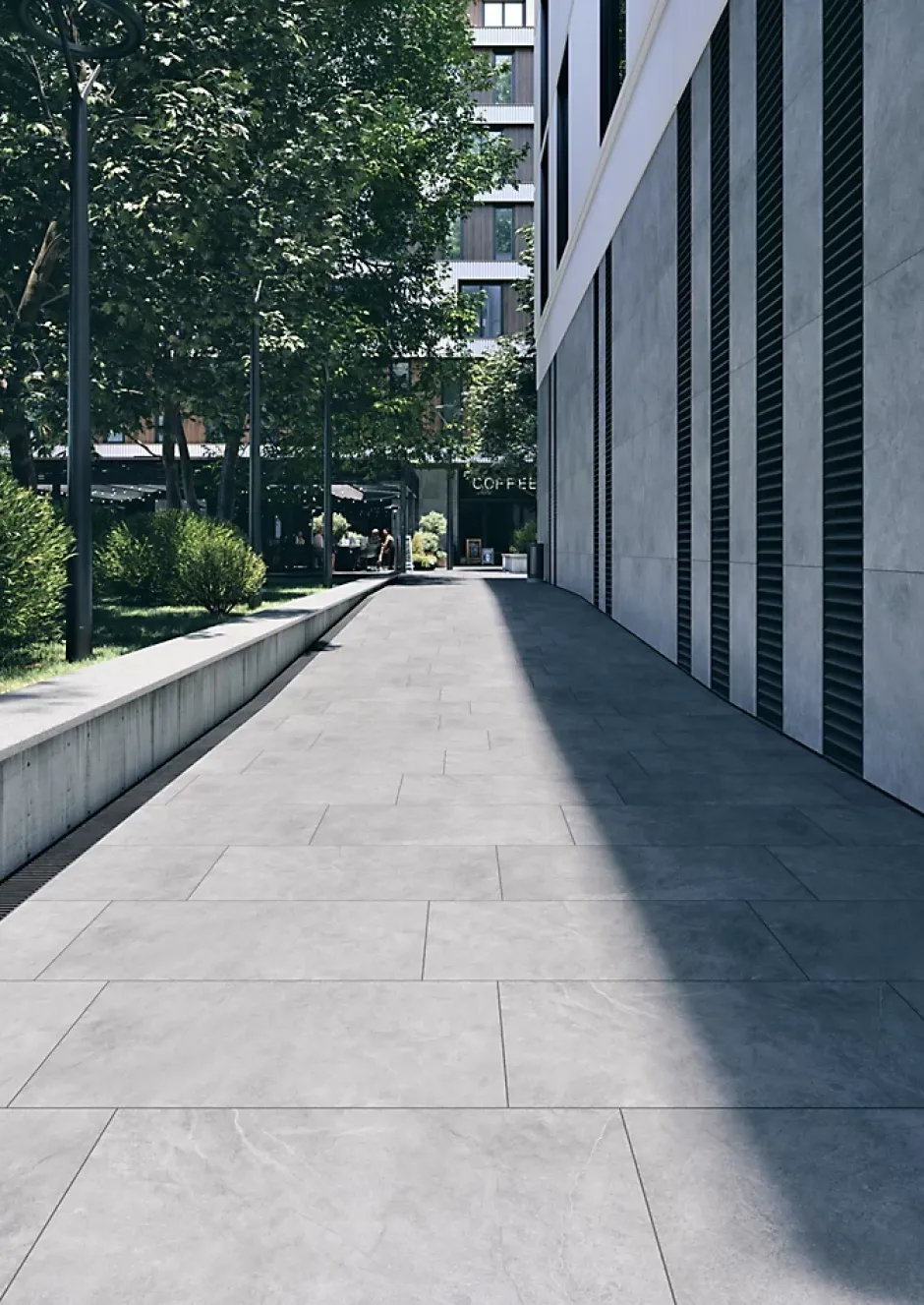 Allocarrelage 45x90 Lot 2 Dalles ép. 20mm Pizarra Gris R11 -